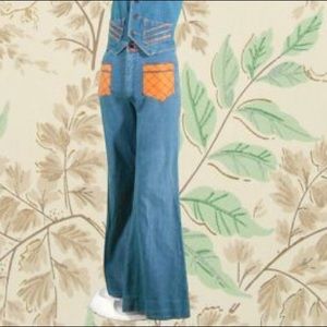 Vintage Faded Glory jeans w/ matching vest